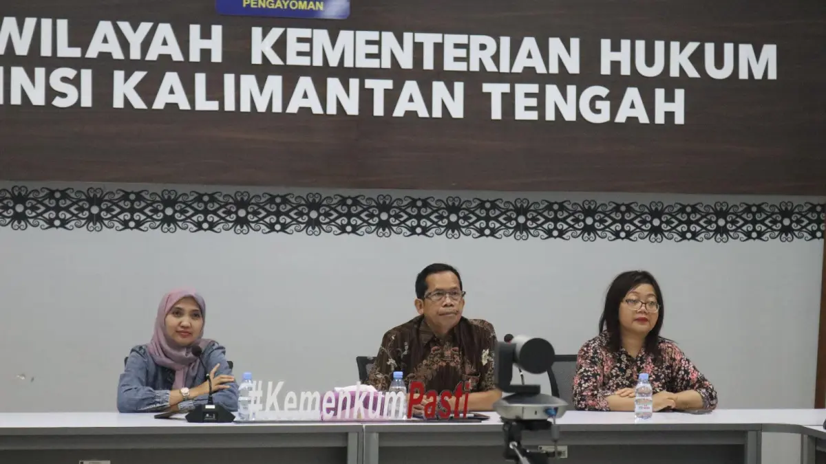Kantor Wilayah Kementerian Hukum Kalimantan Tengah kembali mengikuti Forum Pengaduan Pelayanan Publik “PASTI Ada Solusi” Episode ke-13.(Humas)