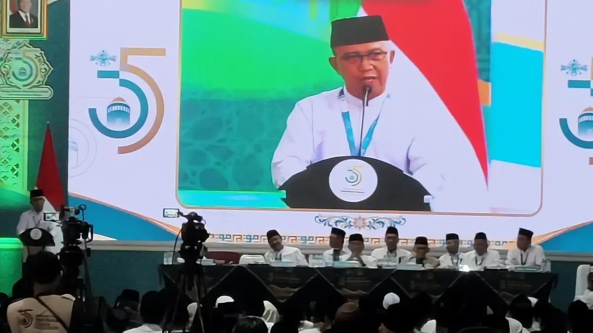 Ketua PWNU Kalimantan Tengah Dr HM Wahyudie F Dirun di momen Muktamar NU.(Dok Pribad