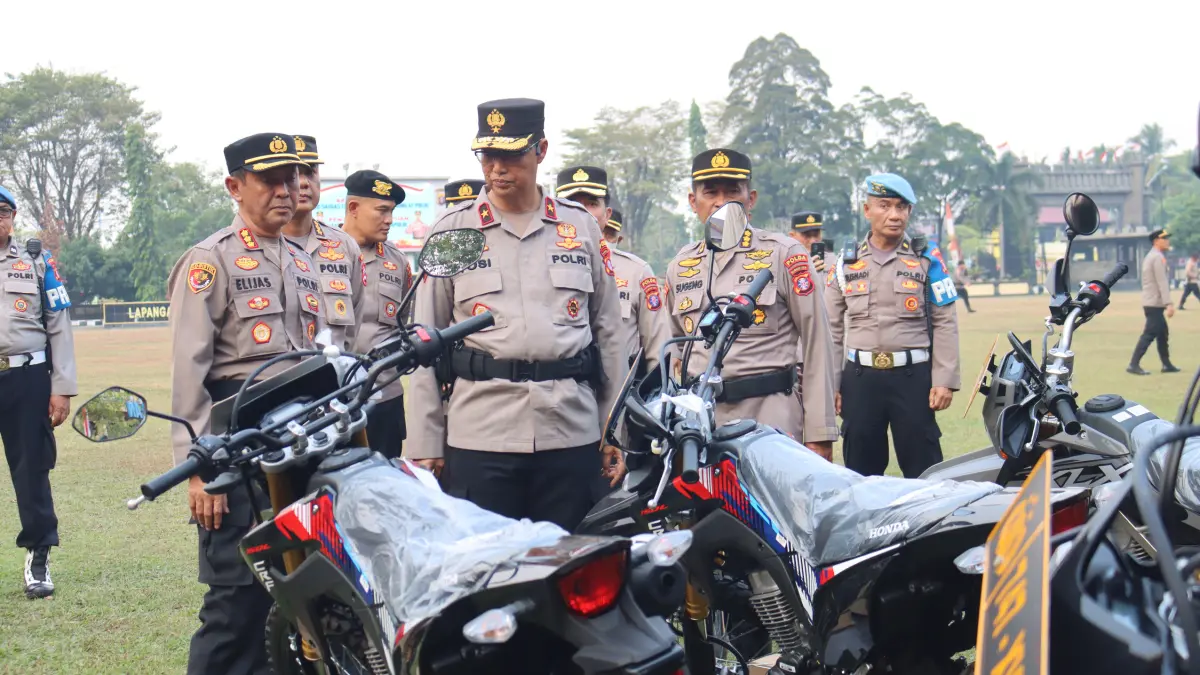 Wakapolda Kalteng cek sarpras bantuan Kapolri.(Humas)