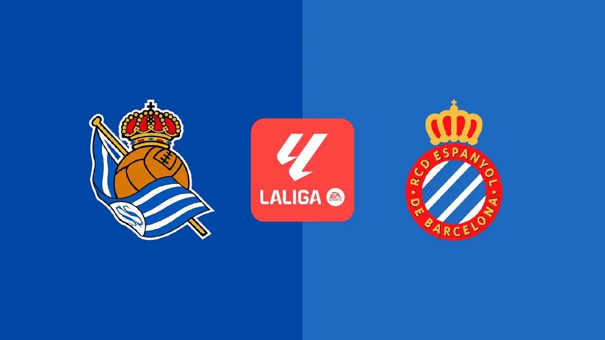 Real Sociedad dijadwalkan menjamu Espanyol di Stadion Anoeta pada pekan ketiga La Liga 2026/2027, Minggu (30/8/2026) dini hari WIB. (Sumber: dazn.com)