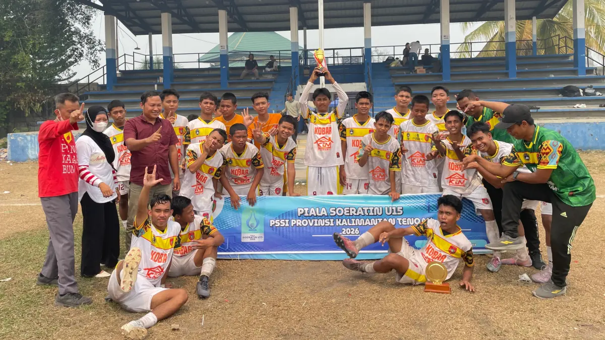 Tim Soeratin U-15 Kobar meraih juara III pada ajang yang digelar di Palangka Raya.(Dok Pribadi)