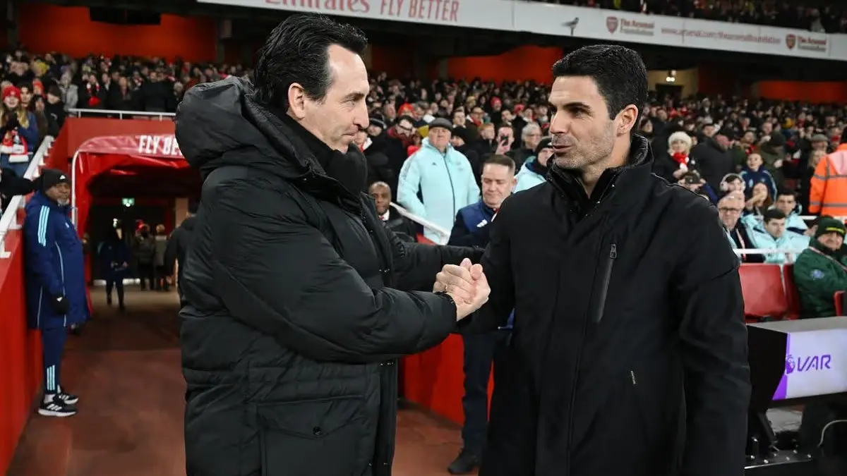 Kemenangan tipis Arsenal atas Aston Villa di Villa Park pada pekan kedua Liga Inggris 2026/2027, Selasa (1/9/2026) dini hari WIB tak lepas dari racikan tangan dingin Mikel Arteta. (Sumber: Getty Images)