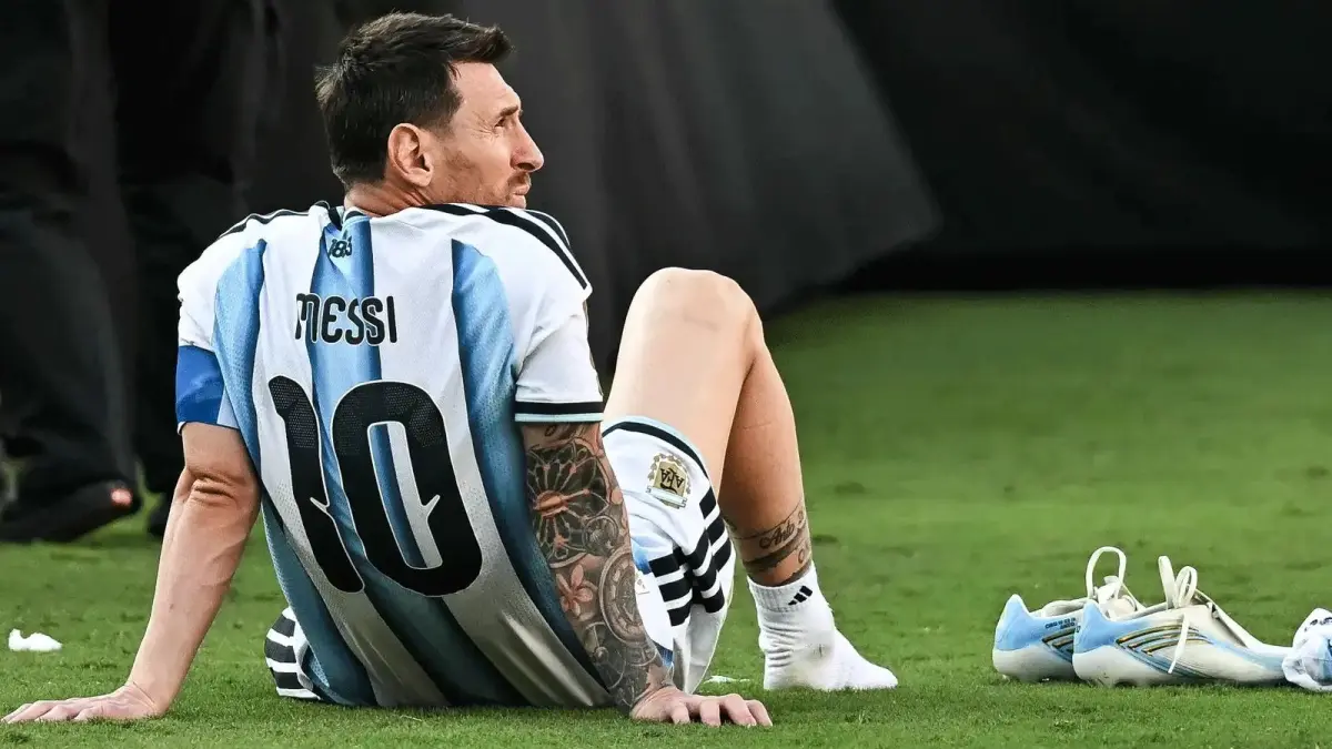 Lionel Messi pensiun dari Timnas Argentina.(Instagram)