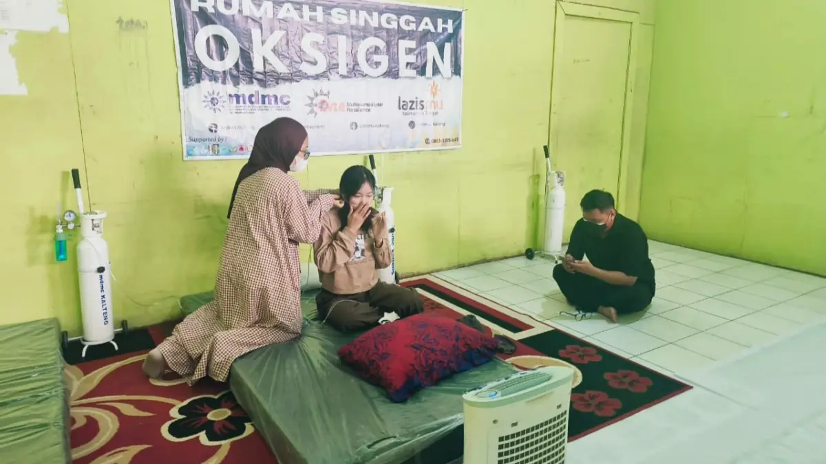 Rumah singgah oksigen di Palangka Raya