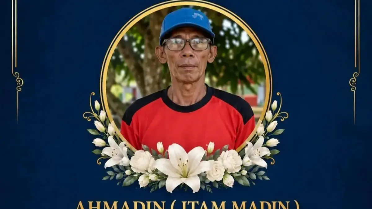 Ahmadin alias Itam Madin, relawan Damkar Huma Singgah Itah gugur dalam tugas.