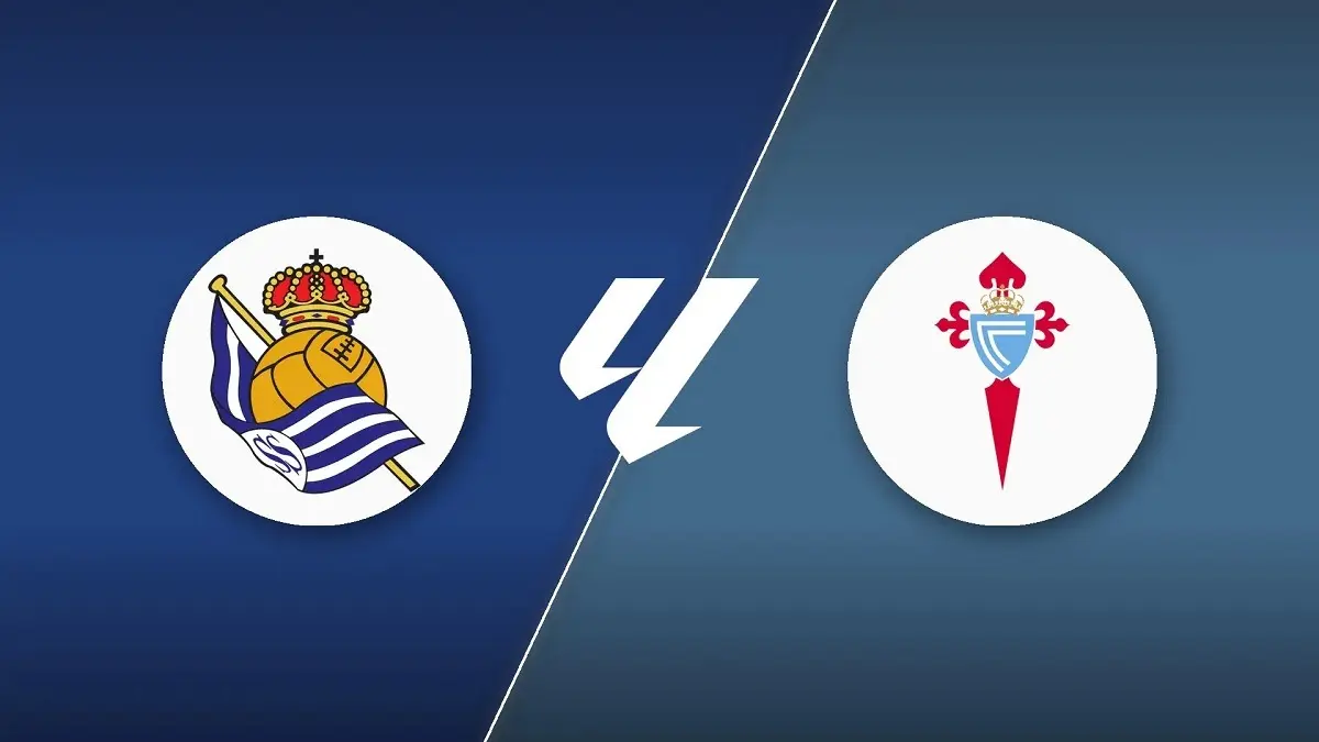 Real Sociedad dijadwalkan menjamu Celta Vigo di Stadion Reale Arena, San Sebastian pada lanjutan La Liga 2026/2027, Jumat (4/9/2026) dini hari WIB. (Sumber: mutch.st)