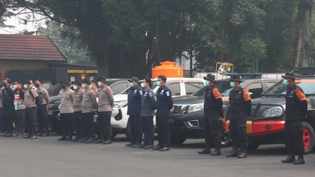 Satgas Pemburu Api bentukan Polda Kalteng.(Humas)