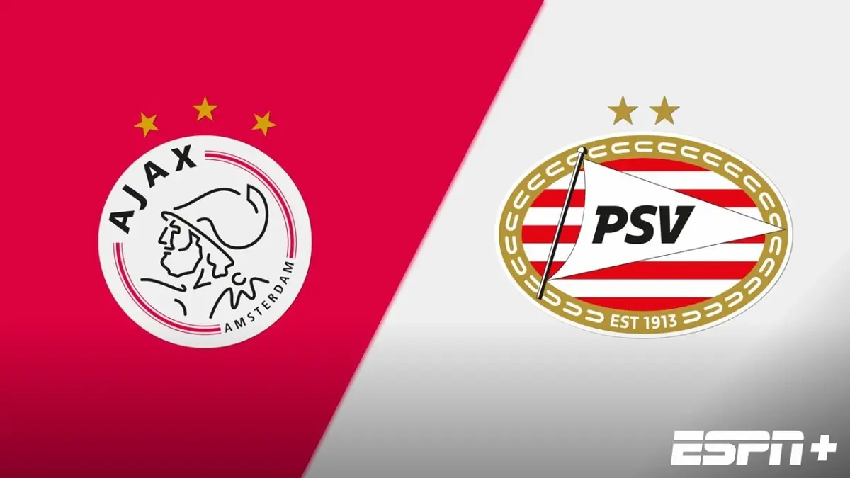 Ajax Amsterdam dijadwalkan menjamu PSV Eindhoven di Stadion Johan Cruijff ArenA pada pekan kelima Eredivisie 2026/2027, Minggu (6/9/2026) dini hari WIB. (Sumber: global.espn.com)