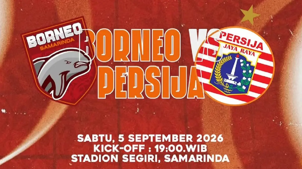 Borneo FC Samarinda dan Persija Jakarta akan bersua di Stadion Segiri pada pekan pertama BRI Super League 2026/2027, Sabtu (5/9/2026) malam WIB. (Sumber: Instagram @orangerayaparung)