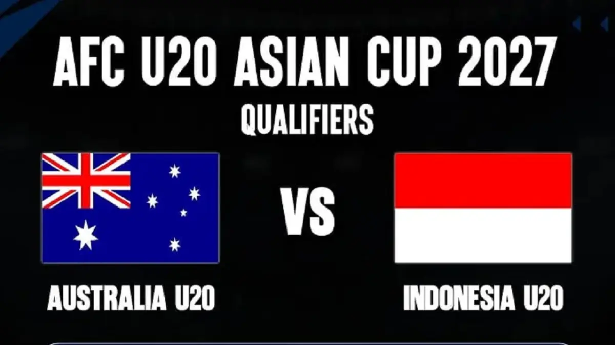 Timnas Australia U-20 akan menjajal kekuatan Timnas Indonesia U-20 di New Laos National Stadium, Vientiane pada matchday terakhir penyisihan Grup H Kualifikasi Piala Asia U-20 2027, Minggu (6/9/2026) sore WIB. (Sumber: Instagram @jadwal_bola22)  