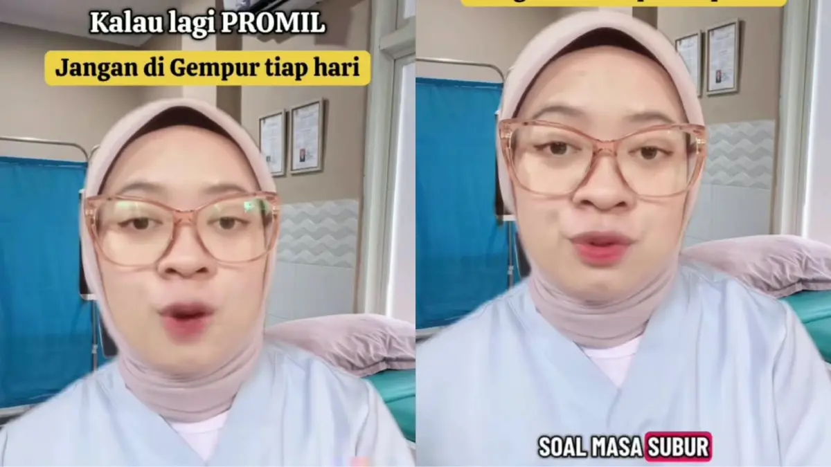 Bidan Apsari beri penjelasan soal program hamil.(Facebook)