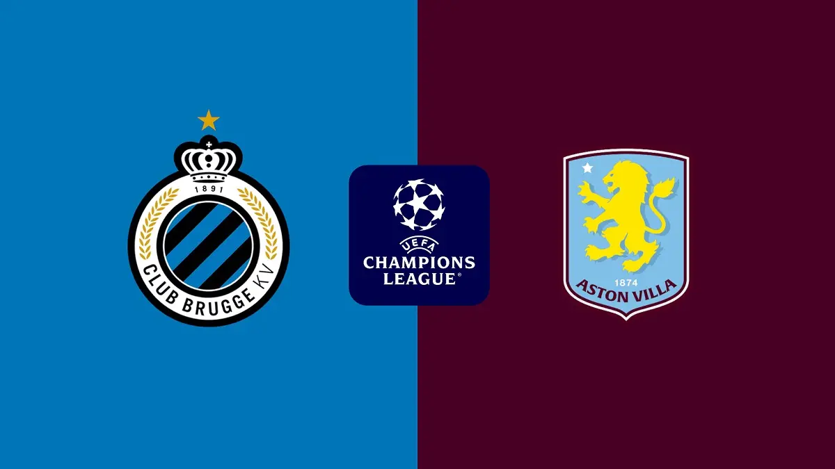 Club Brugge bersiap menjamu Aston Villa di Stadion Jan Breydel pada matchday pertama fase liga UCL 2026/27, Selasa (8/9/2026) malam WIB. (Sumber: dazn.com)