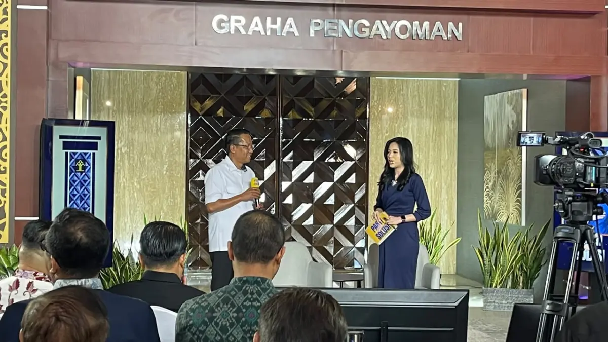 Kegiatan “Pasti Ada Solusi” bersama Menteri Hukum Supratman Andi Agtas.(Humas)