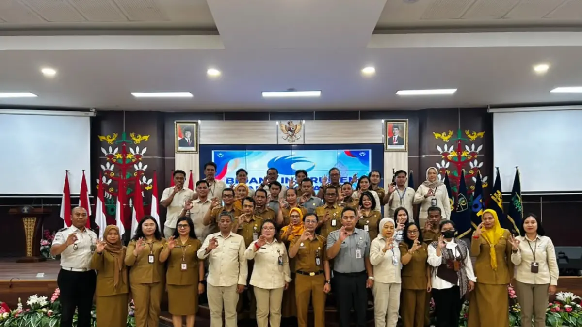 Rapat Analisis dan Evaluasi Rancangan Peraturan Daerah dan Peraturan Daerah dari Perspektif Hak Asasi Manusia (HAM), Senin (14/9/2026).(Humas)