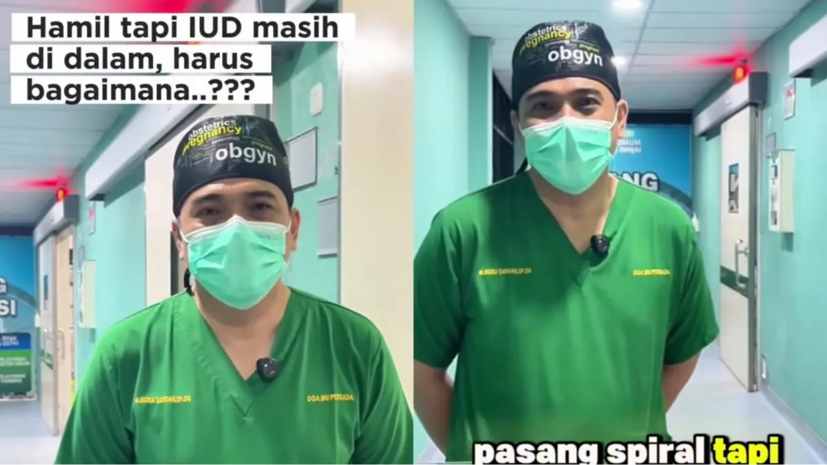 dr Indra Tarigan menjelaskan soal IUD masih di dalam saat hamil.(FB Doa Ibu Persada)