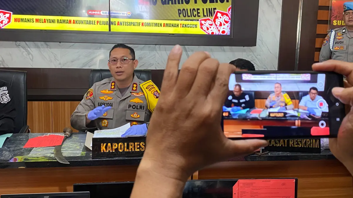 Kapolres Kotim AKBP I Kadek Dwi Yoga Sidhimantra soal perkara karhutla.(Miftahul Ilma/kaltengpos.jawapos.com)