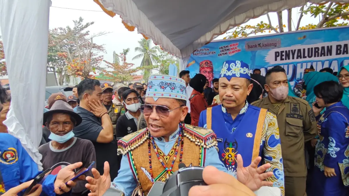 Gubernur Kalteng hadiri hari jadi ke-67 Kabupaten Barsel.(Denar/Kalteng Pos)
