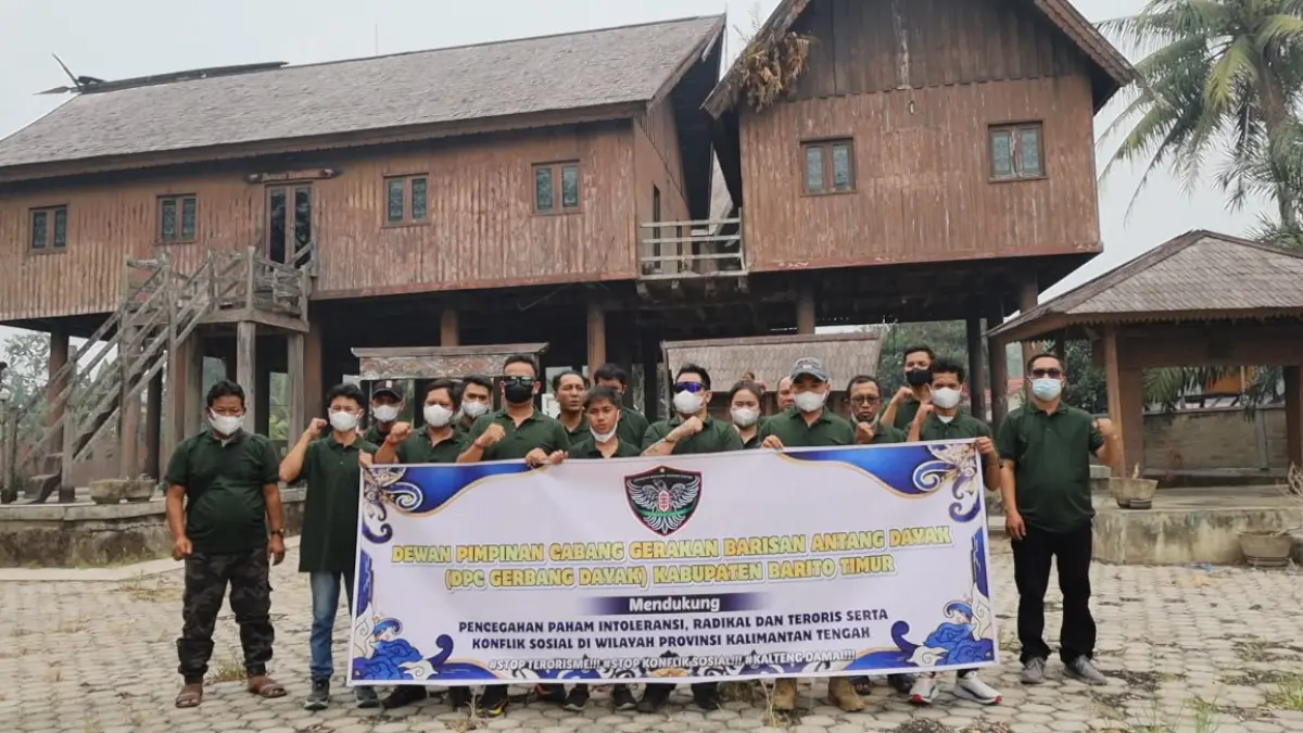 Gerbang Dayak dukung pencegahan paham intoleransi, radikal, dan teroris.(Dok pribadi)