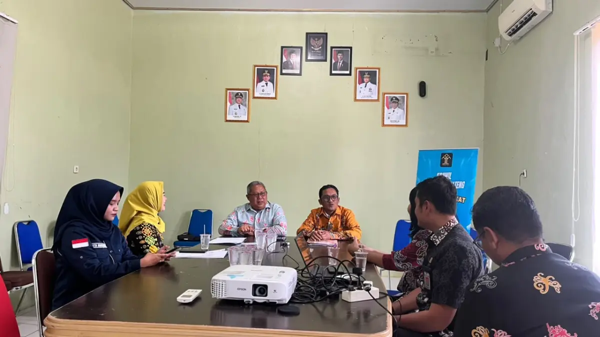 Layanan edukasi Kekayaan intelektual oleh Kemenkum Kalteng.(Humas)