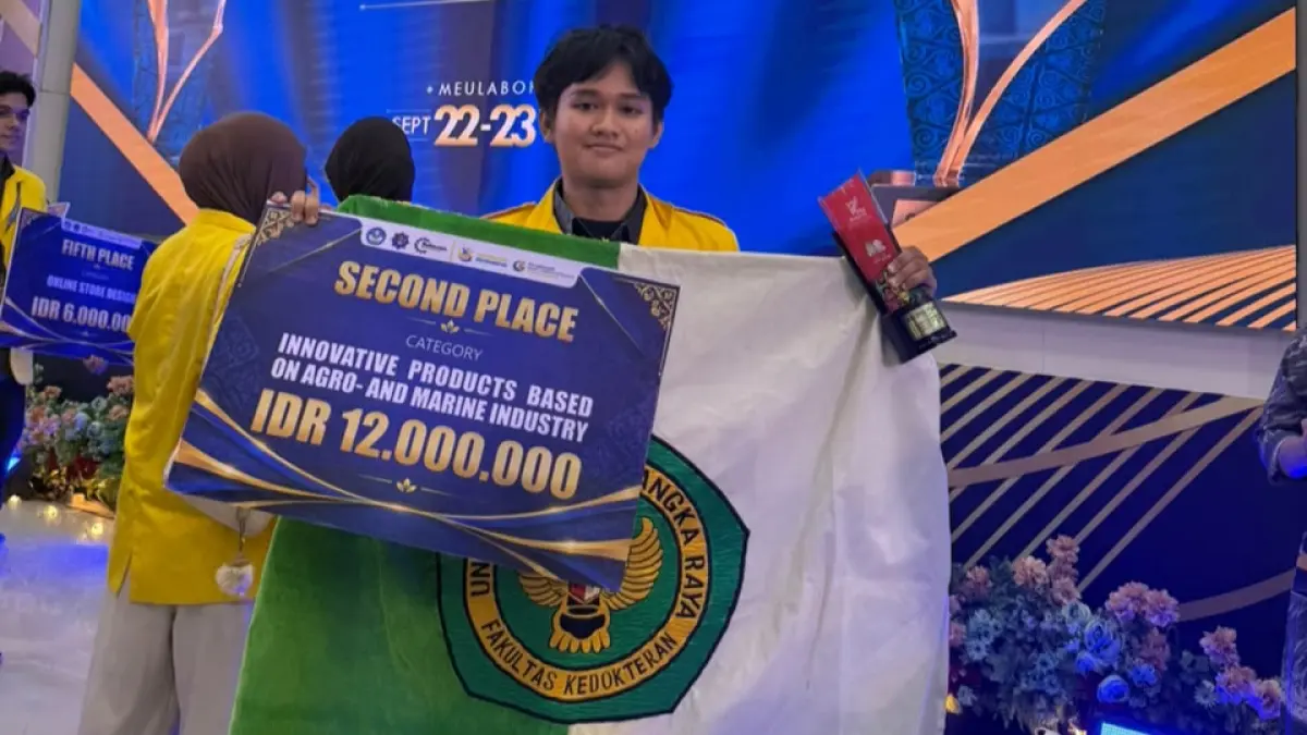 Dzulfikar Fatih berhasil menjadi Juara di Ajang Internasional UTU Award 2026. FOTO PRIBADI