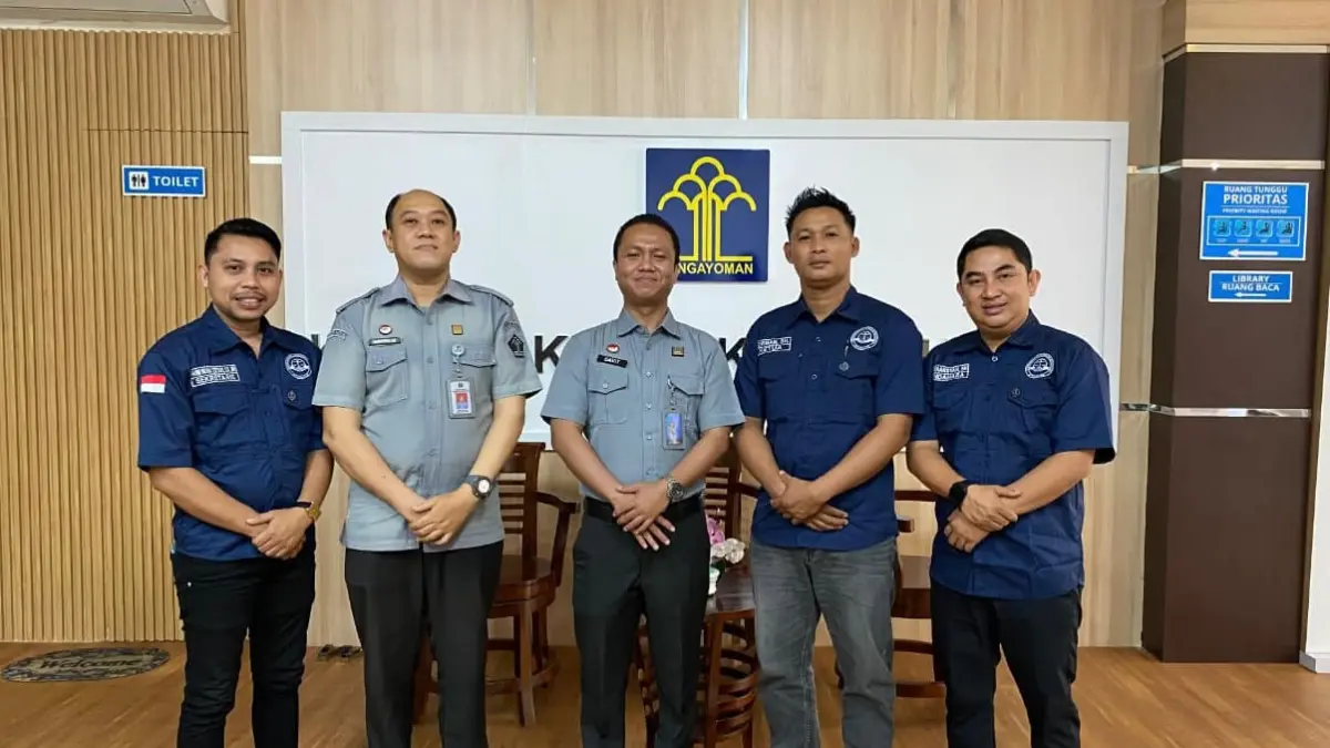 Kanwil Kemenkum Kalteng menerima kunjungan LBH PHRI Murung Raya.(Humas)