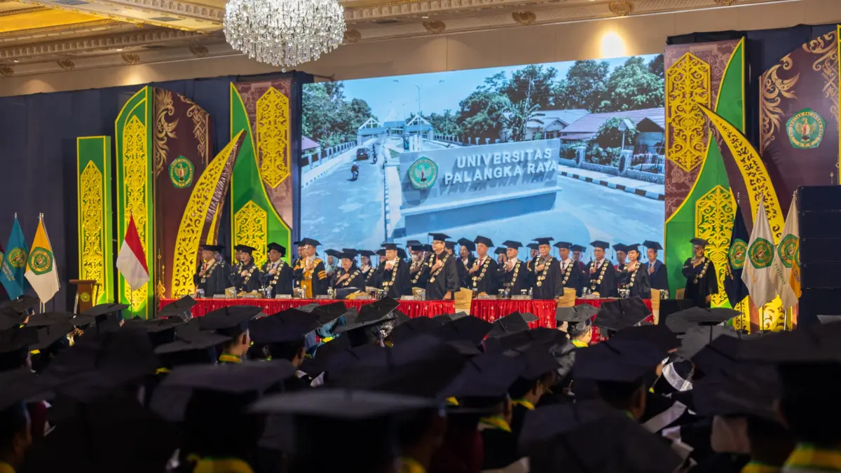 Universitas Palangka Raya mewisuda 1.267 mahasiswa jenjang sarjana, magister, doktoral, Rabu (30/9/2029/6).