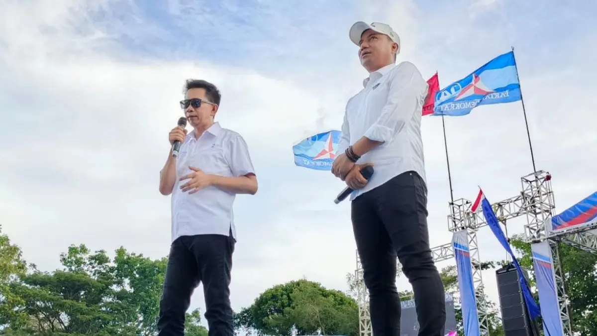 Nadalsyah Koyem dan Supian Hadi saat maju Pilgub Kalteng.(Dok pribadi)