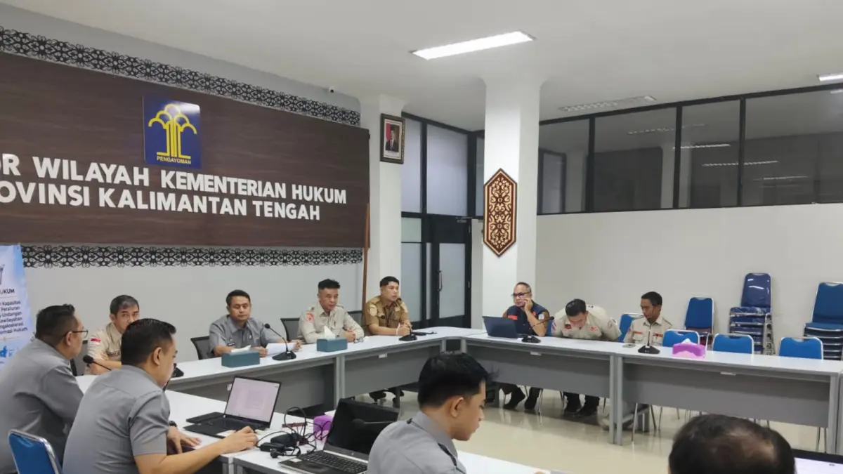 Kemenkum Kalteng Fasilitasi Harmonisasi Rancangan Aturan Penanggulangan Bencana Murung Raya