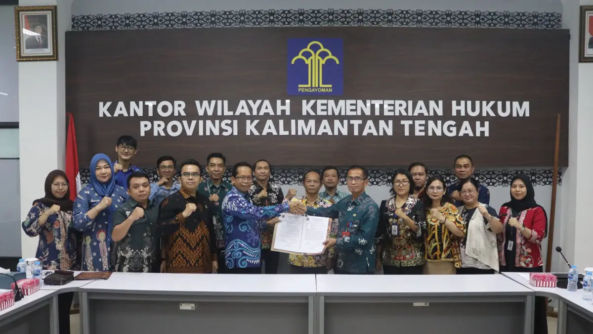 Kanwil Kemenkum Kalteng Harmonisasi Raperbup Katingan Layanan Panggilan Darurat 112
