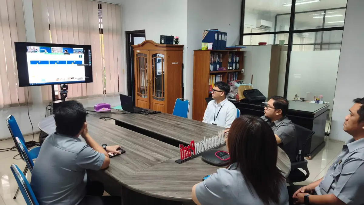 Jaga Kesehatan Pegawai, Kemenkum Kalteng Ikuti Koordinasi Persiapan MCU Tahap II