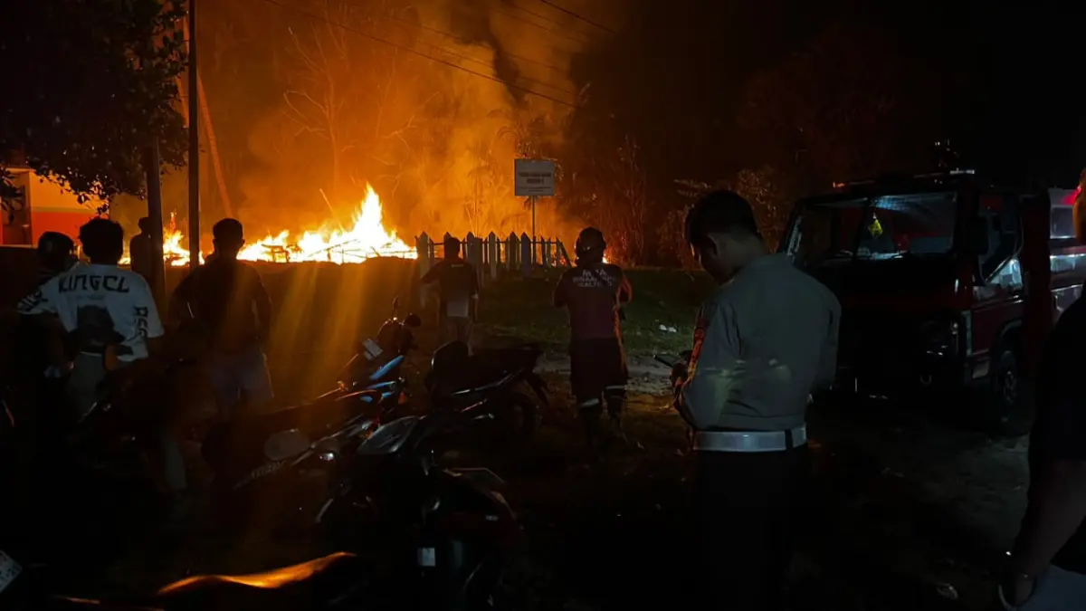 Kebakaran Hanguskan TK Beringin V Palangka Raya, Kerugian Capai Rp20 Juta