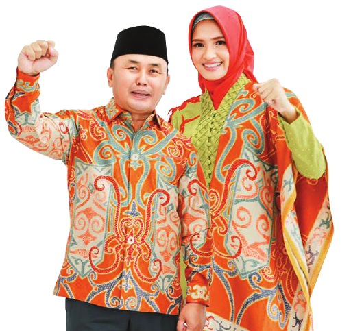 SUGIANTO SABRAN DAN YULISTRA IVO (HUMAS PROTOKOL KALTENG)
