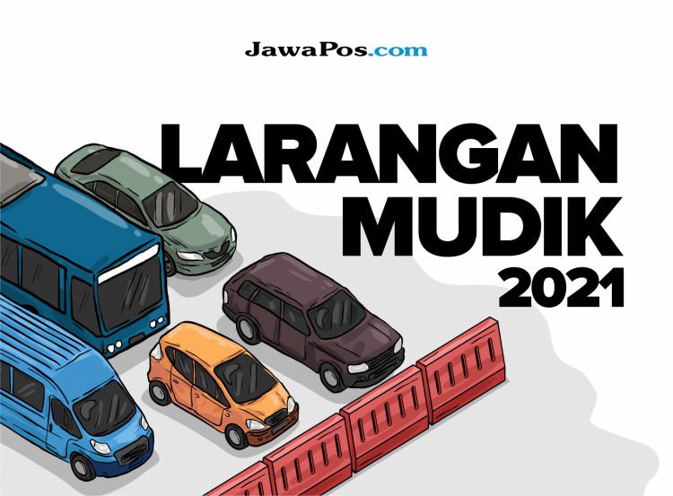 ILUSTRASI LARANGAN MUDIK (JAWAPOS.COM)