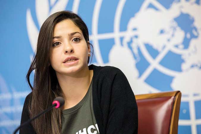 Yusra Mardini, Atlet renang peserta Olimpiade Tokyo 2020 asal Syria. (net/jpc)