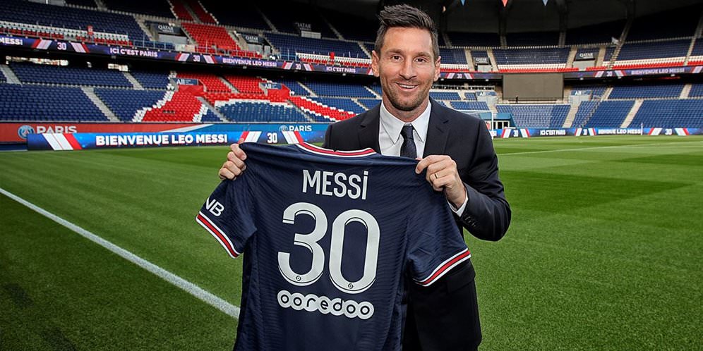 DI PARIS: Lionel Messi akan mengenakan nomor punggung 30 di Paris Saint Germain