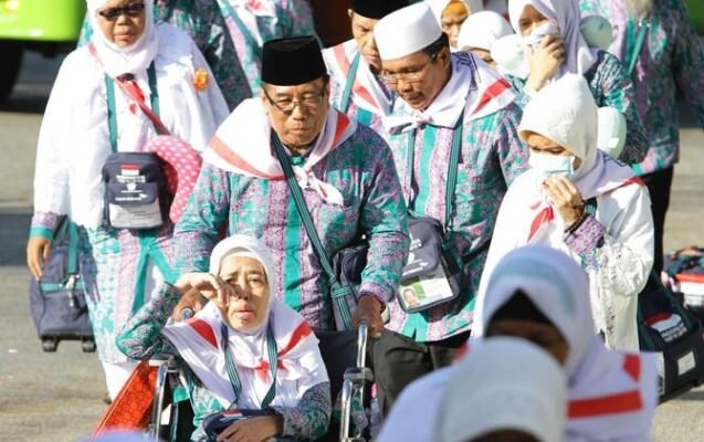 Ilustrasi jemaah haji
