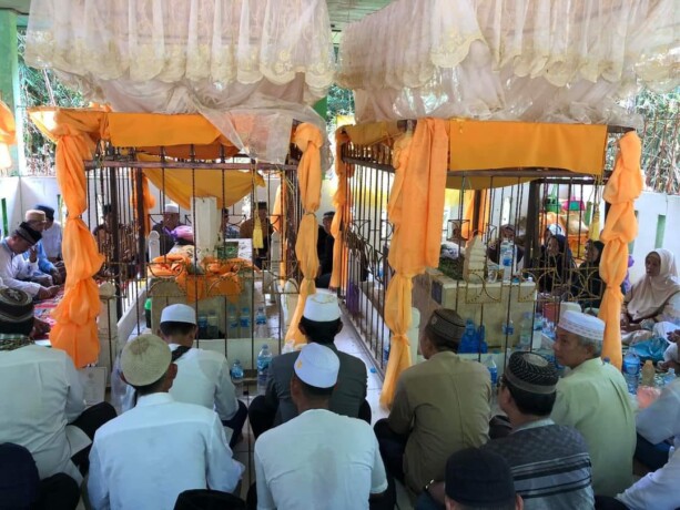 WISATA RELIGI: Makam Mangkomot merupakan salah satu destinasi wisata religi yang berlokasi di Desa Benangin I, Kabupaten Barito Utara. FOTO: HERMAN/KALTENG POS