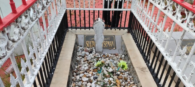 MAKAM PEJUANG: Sultan Muhammad Seman dimakamkan di Taman Makam Pahlawan, Kota Puruk Cahu. DADANG/KALTENG POS