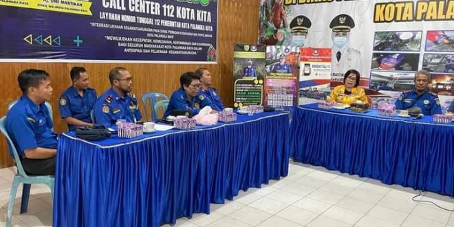 KUNJUNGAN: DPKP Kota Palangka Raya menerima kunjungan DPKP Batara, Jumat (16/6). DISKOMINFO