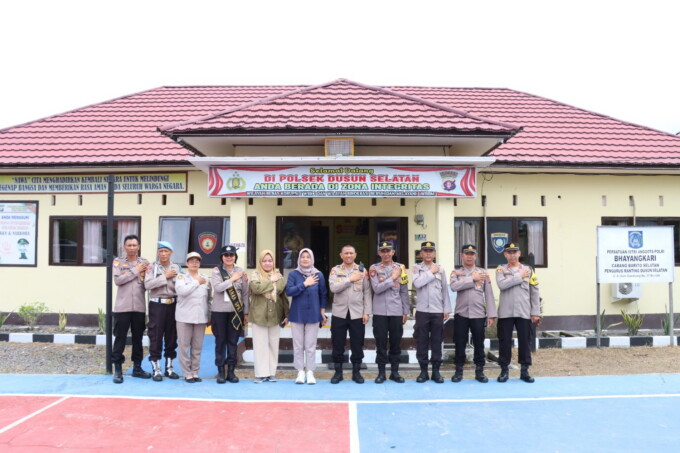 Polres Barsel menerima kunjungan Tim Penilai Yanlik dari Birorena Polda Kalteng. (HUMAS POLDA)