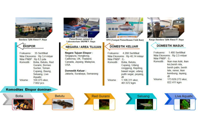 LALU LINTAS PRODUK PERIKANAN  SEMESTER I TAHUN 2023- SKIPM PALANGKA RAYA