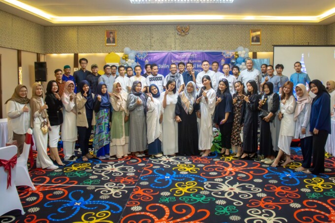 Fibernet Branch Palangka Raya bersama capel dan klien saat buka puasa bersama di Hotel Aurila Palangka Raya, Selasa, (19/3) sore.