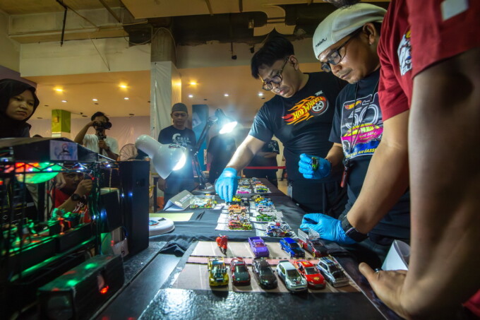 MENGENAL DIECAST: Diecast Fair memberikan kesempatan kepada pengunjung untuk mengenal mainan yang dipamerkan pada 20-21 Juli 2024.