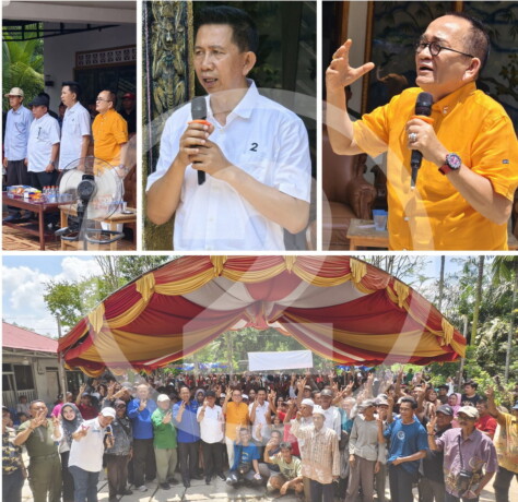 SAPA WARGA: Koyem dan SHD menyambangi warga dan memaparkan program-programnya.