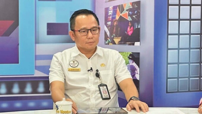 Kepala Dinas Energi Sumber Daya Mineral Provinsi Kalteng Vent Christway