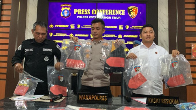 Polres Kotim berhasil menangkap pelaku pembunuhan berencana yang terjadi di Desa Sebabi, Kecamatan Telawang.