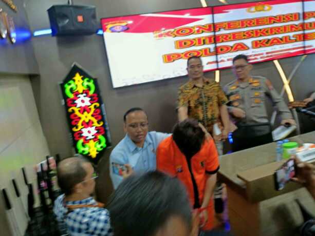 Rilis p3mb*n*han terhadap Nurmaliza. AGUS PRAMONO/KALTENG POS
