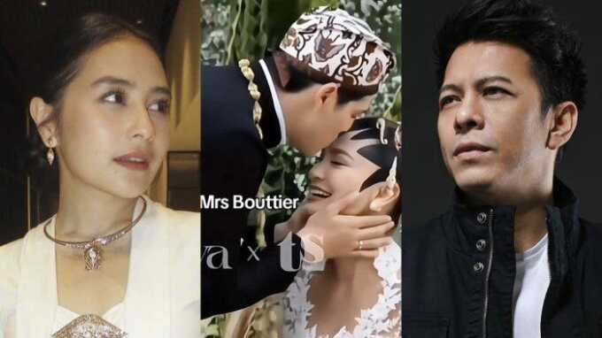 Ariel Noah dan Prilly tak nampak hadir di pernikahan Luna dan Maxime.