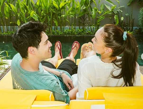 Luna Maya dan MAxime Bouttier.