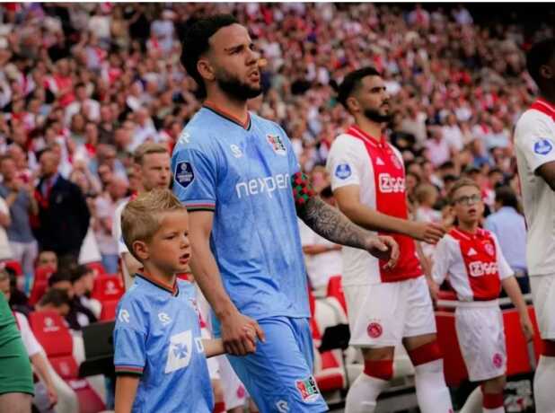Calvin Verdonk saat memimpin NEC Nijmegen melumat Ajax Amsterdam. (Dok. NEC)